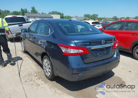 2015 Nissan Sentra Sv из США, поврежденный, VIN 3N1AB7AP2FY258217